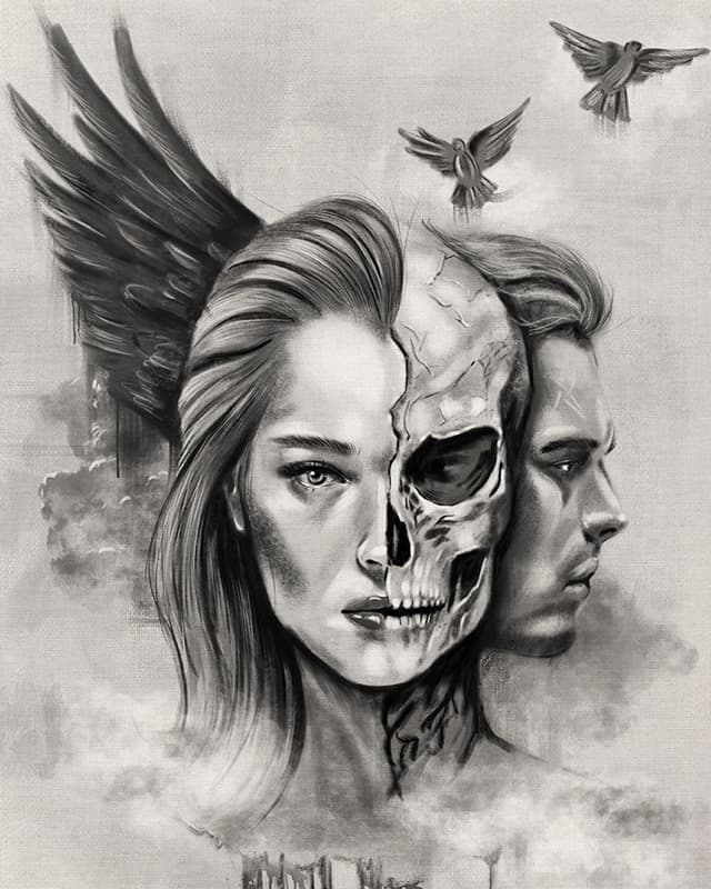 Surreal Digital Graphite