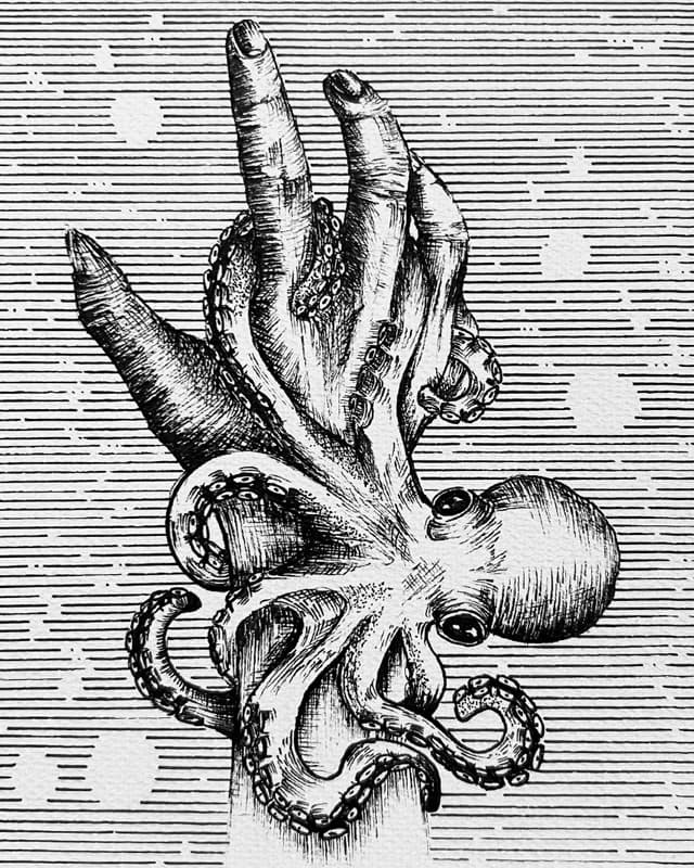 Monochrome Graphic / Ink