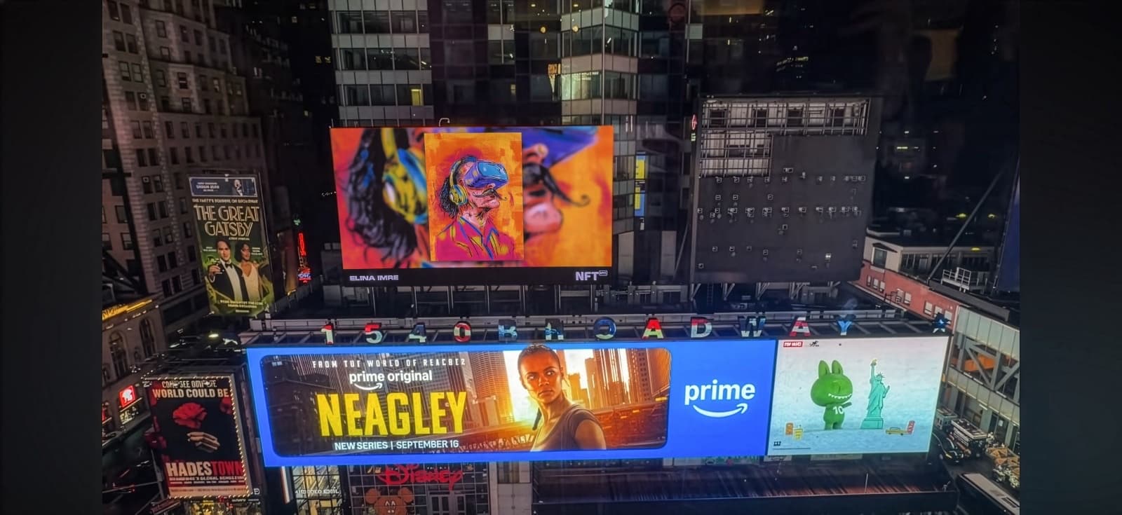 Times Square Billboard Feature — New York City